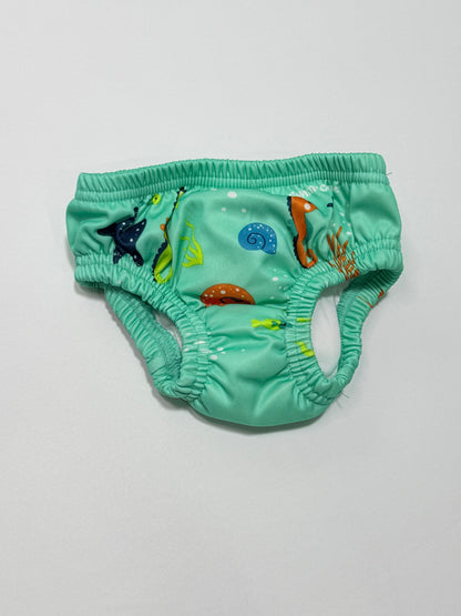Aqua Leisure Ocean Print Swim Diaper Small 6M