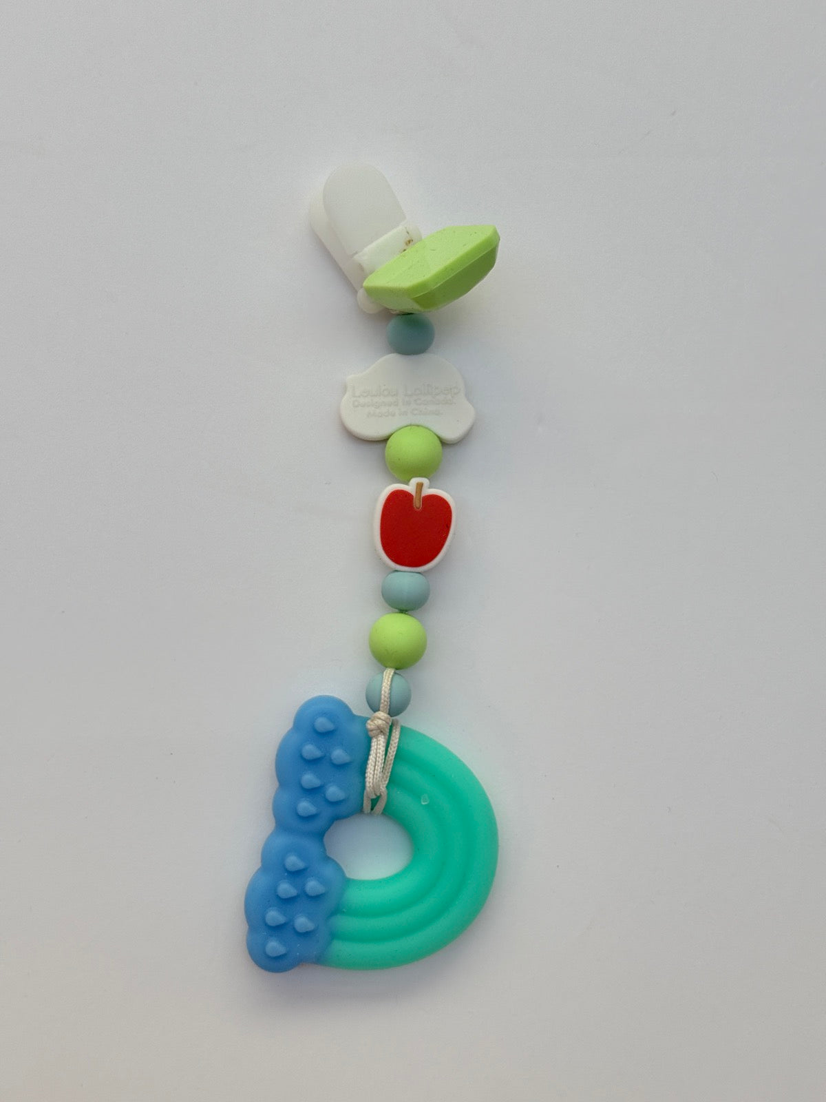 Loulou Lollipop Very Hungry Caterpillar Teether Clip