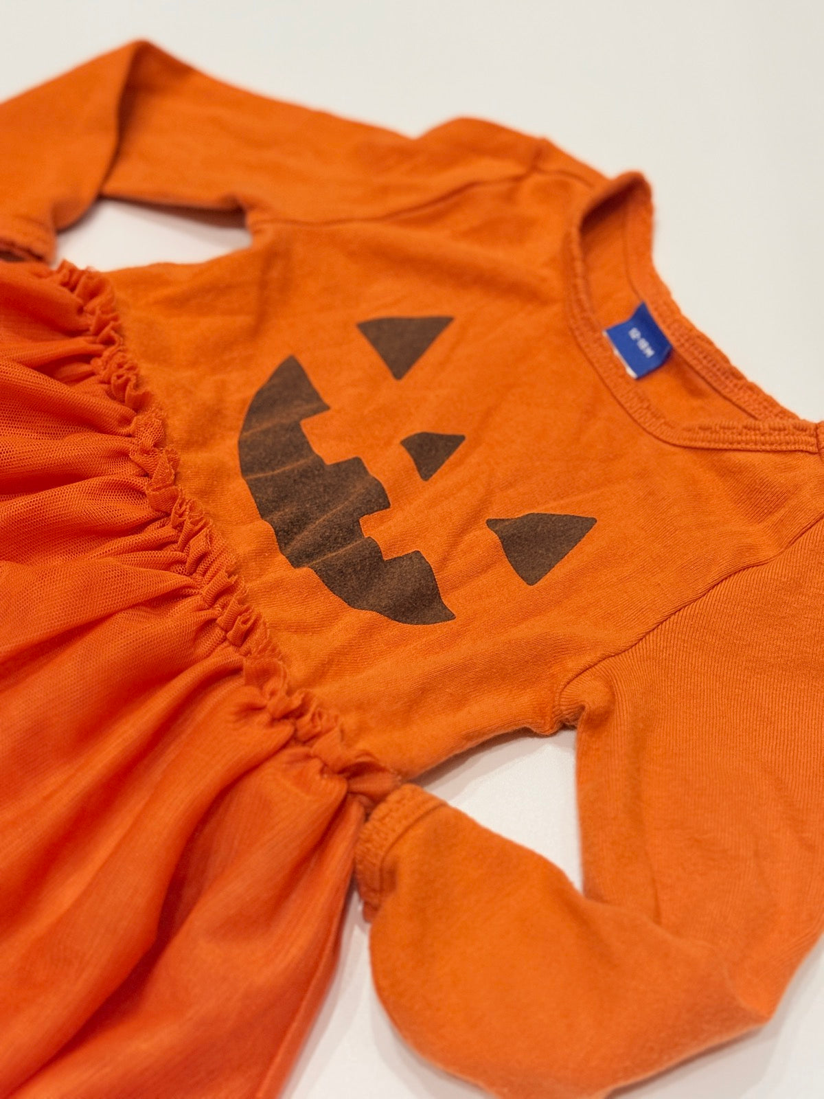 Old Navy Pumpkin Tutu Bodysuit 12-18M