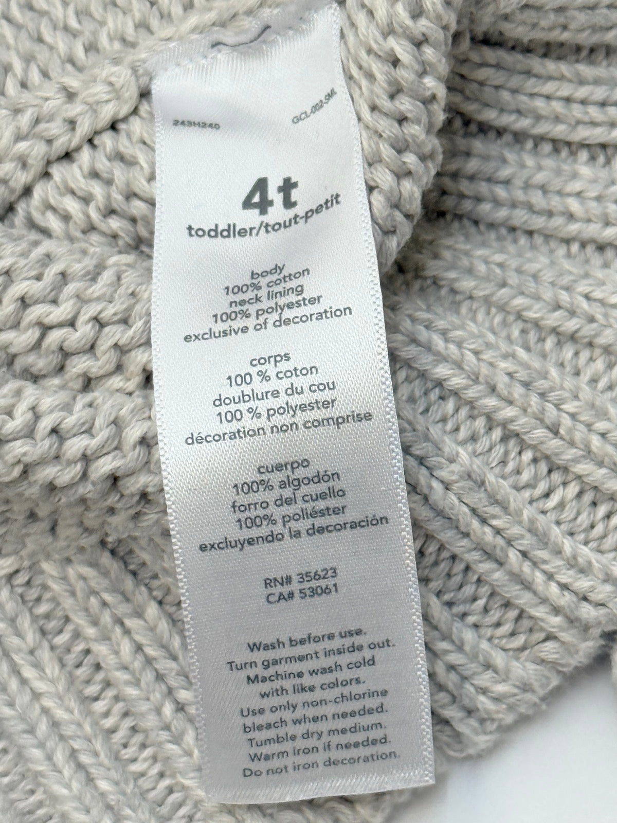 Carter's Knit Sweater 4T
