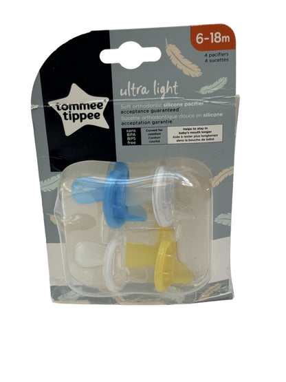 Brand New Tommee Tippee Ultra Light Silicone Pacifier 6-18m