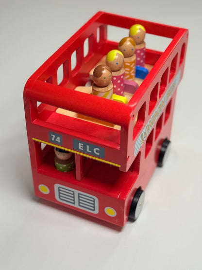 ELC London Double Decker Bus Wooden Toy