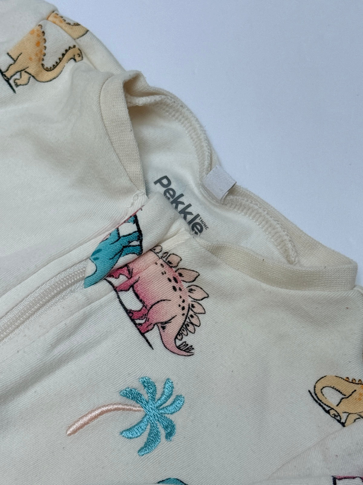 Pekkle Dinosaur Footed Sleeper 3M