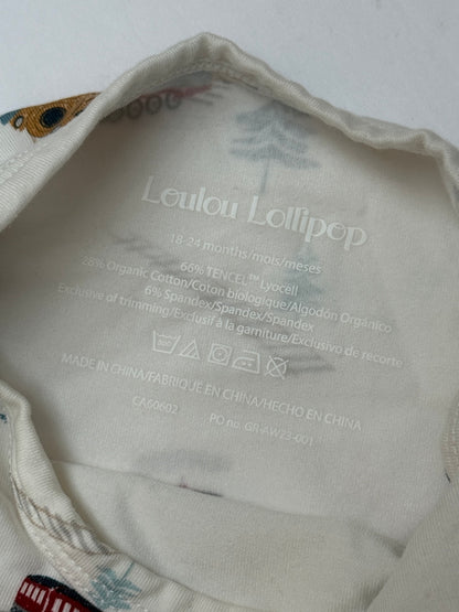 Loulou Lollipop Train Print Bodysuit 18/24m