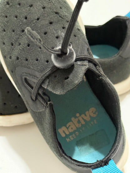 Native Black Slip-On Sneakers Size 6