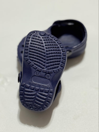 Navy Clog Sandals Size 3C