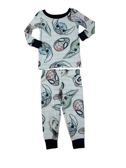 Disney 100 Multi-Character Pajama Set 18M