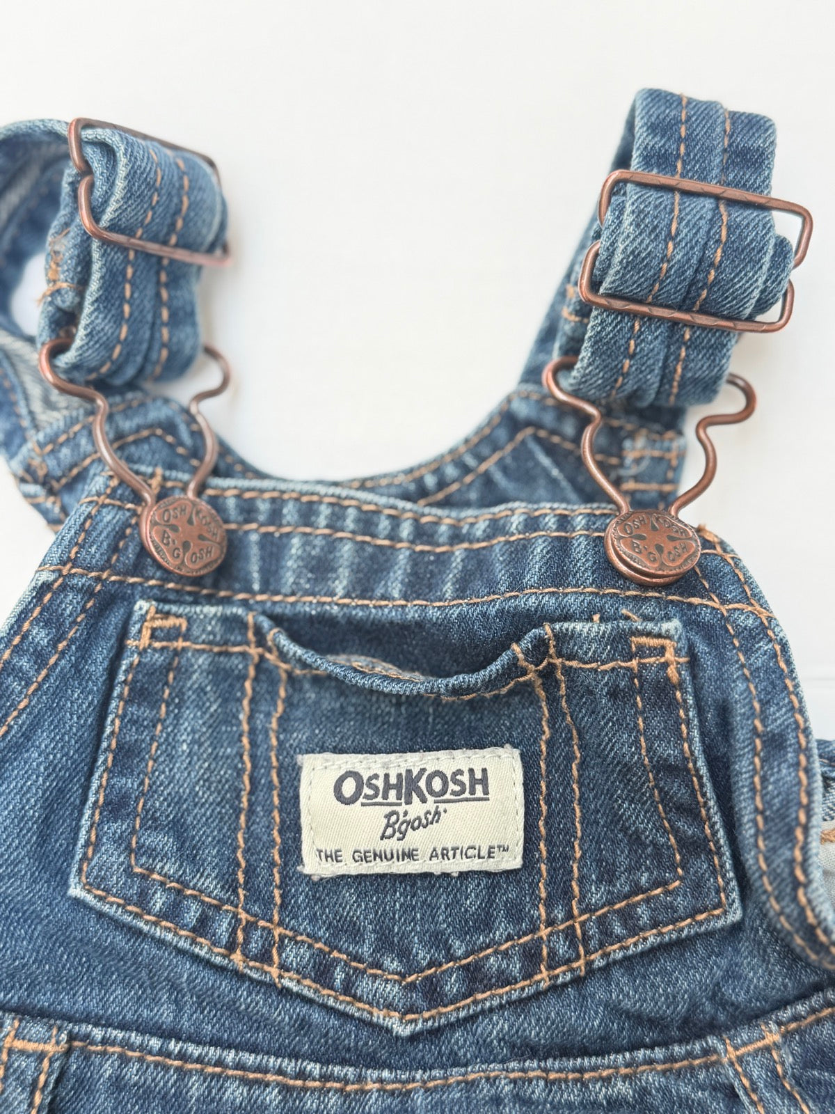 OshKosh B'gosh Denim Tulle Skirtall Dress 9M
