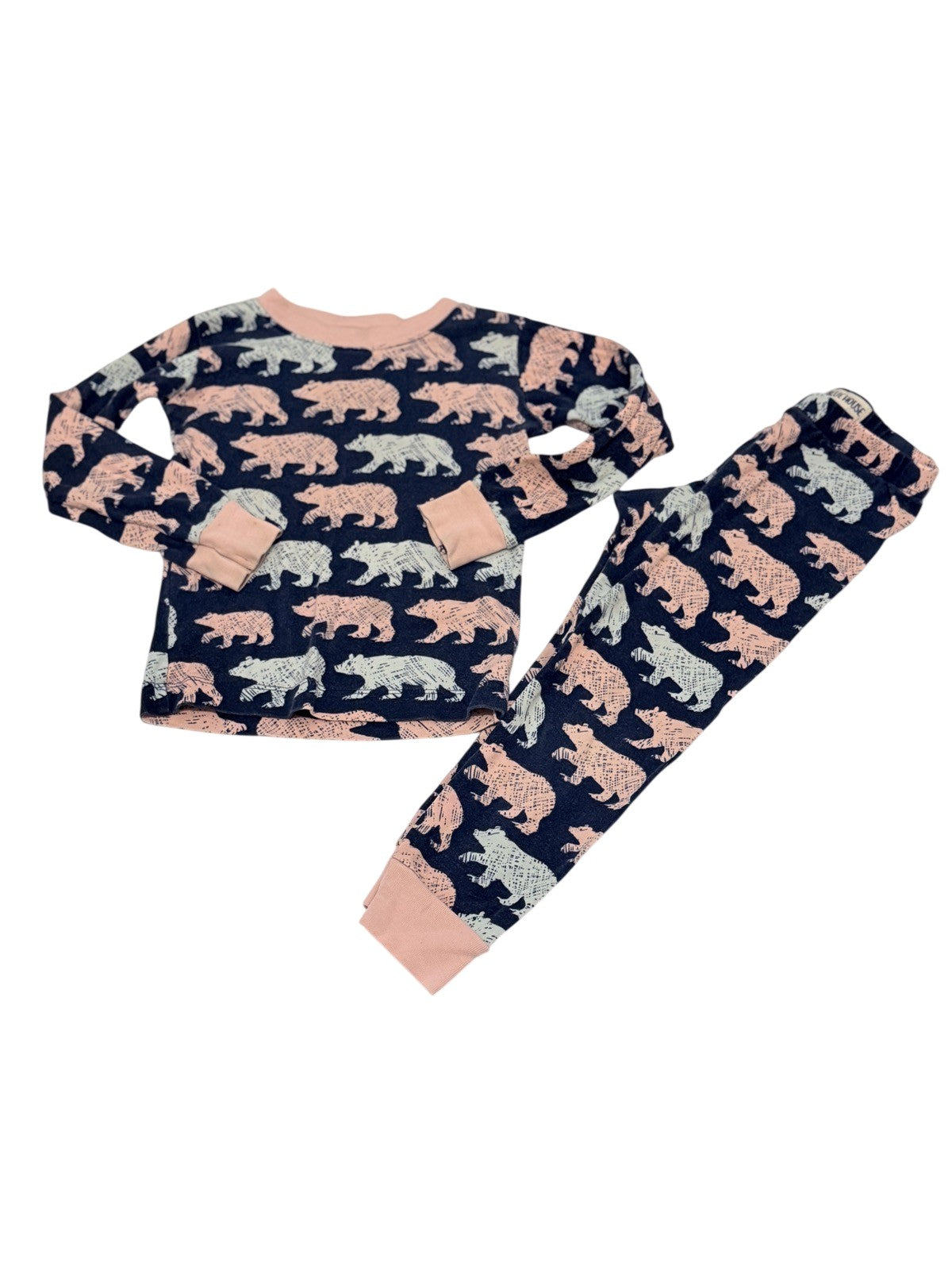Little Blue House Bear Pajama Set Size 4
