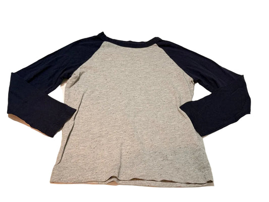 Joe Fresh Gray Navy Raglan Long Sleeve 7-8