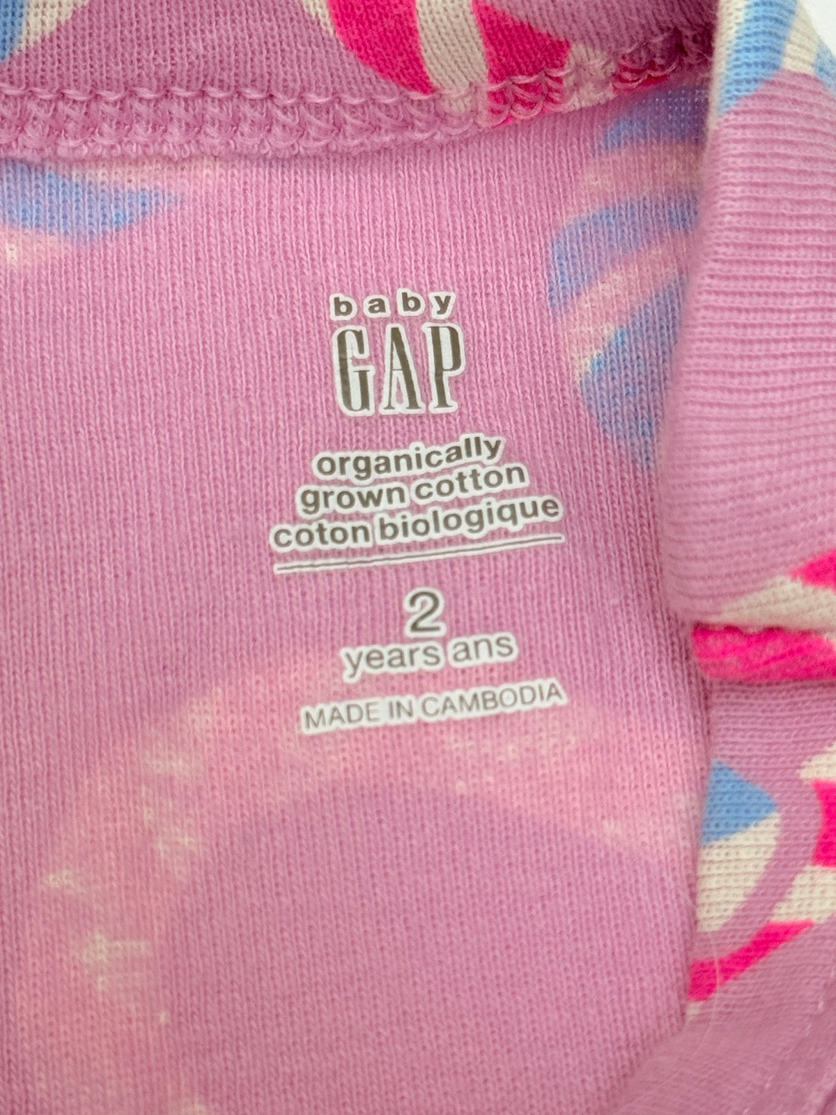 Baby Gap Candy Cane Pajama Set 24M