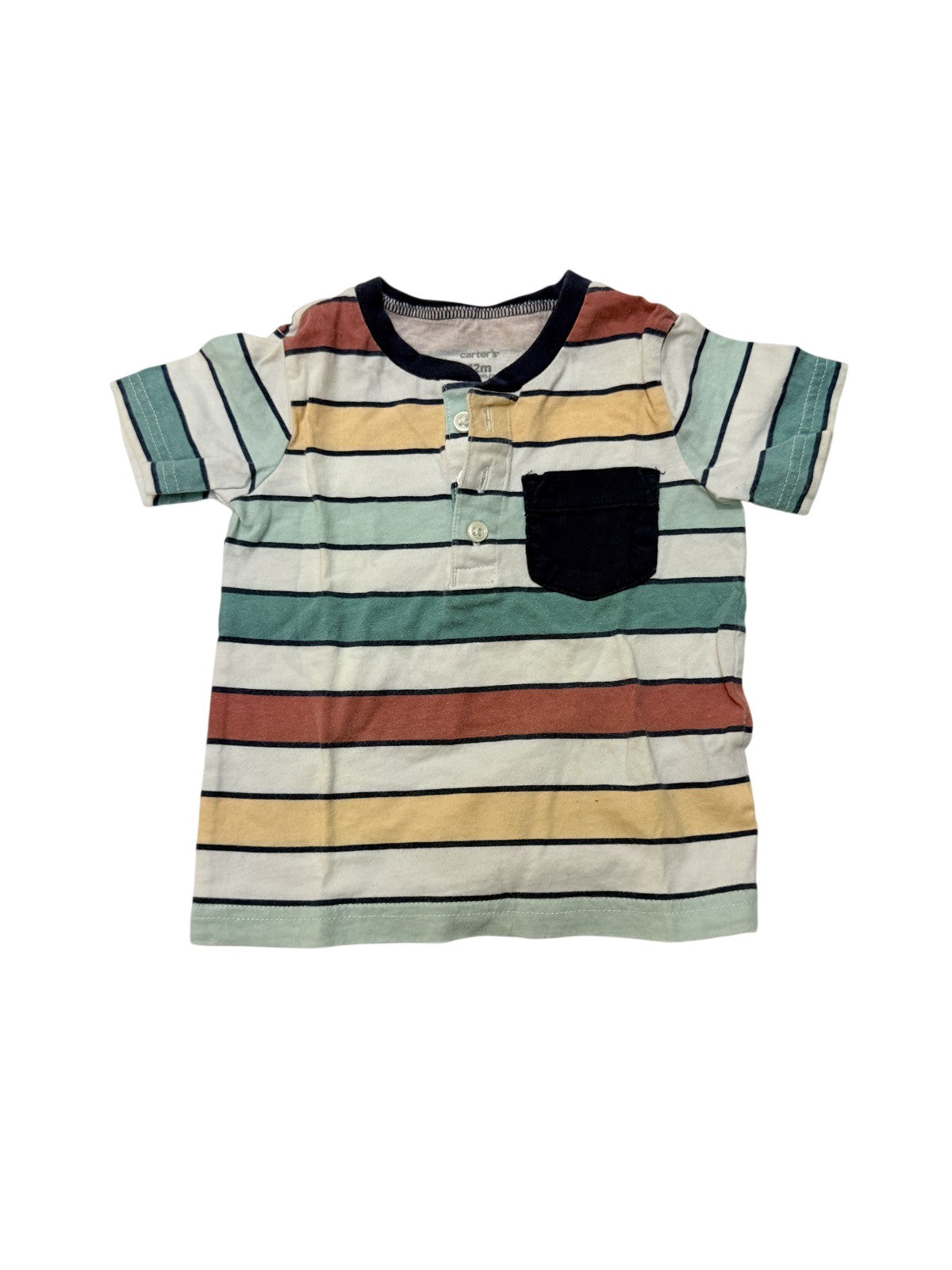 Carter's Striped Henley T-Shirt 12M