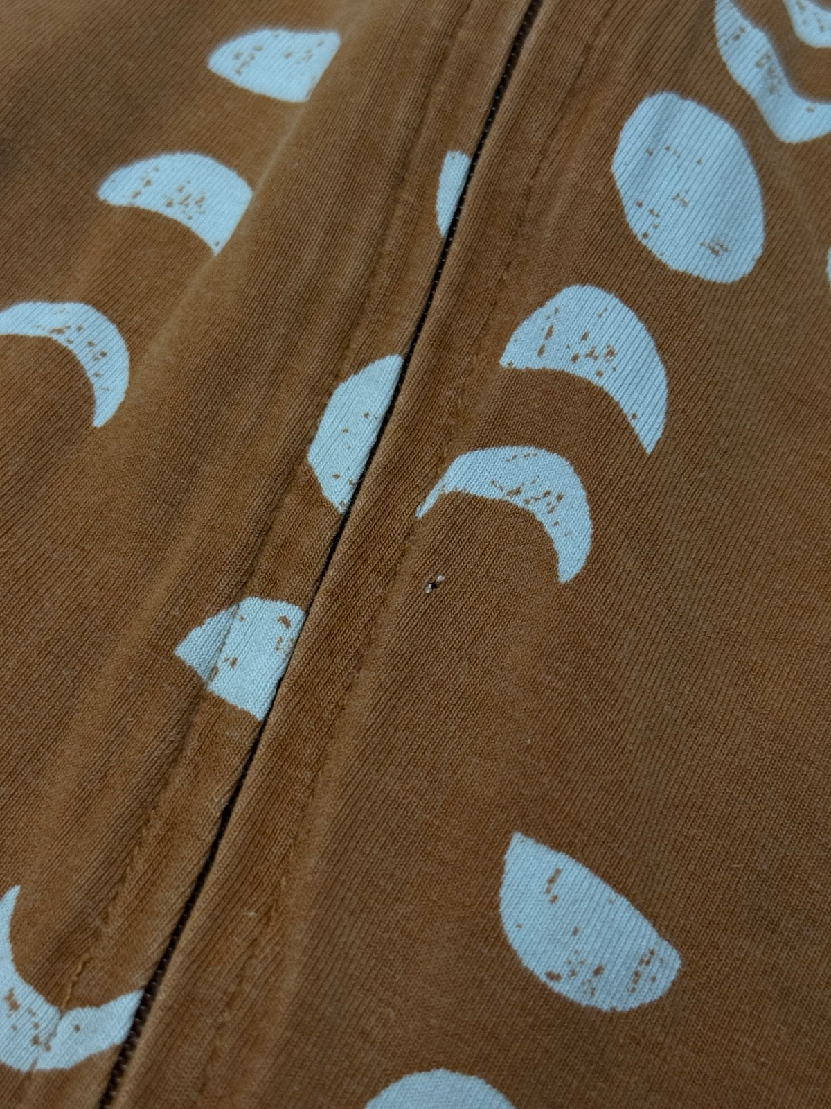 Loulou Lollipop Moon Phase Print Zip Romper 6-12M