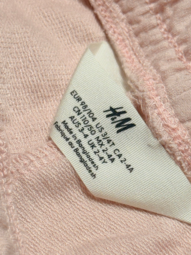 H&M 2pc Set Short Set 2-4Y