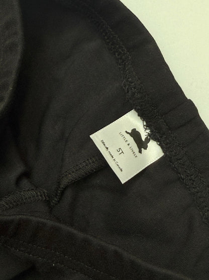 Little & Lively Black Leggings 5T