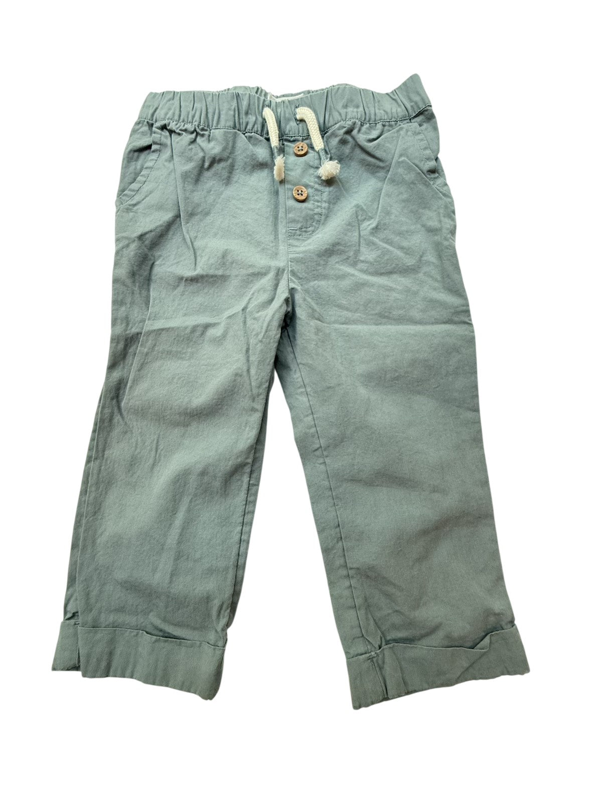Rise Little Earthling Gray Pants 12-18M