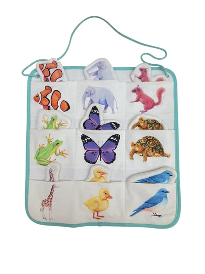 Lovevery Quilted Critter Pocket and Animals