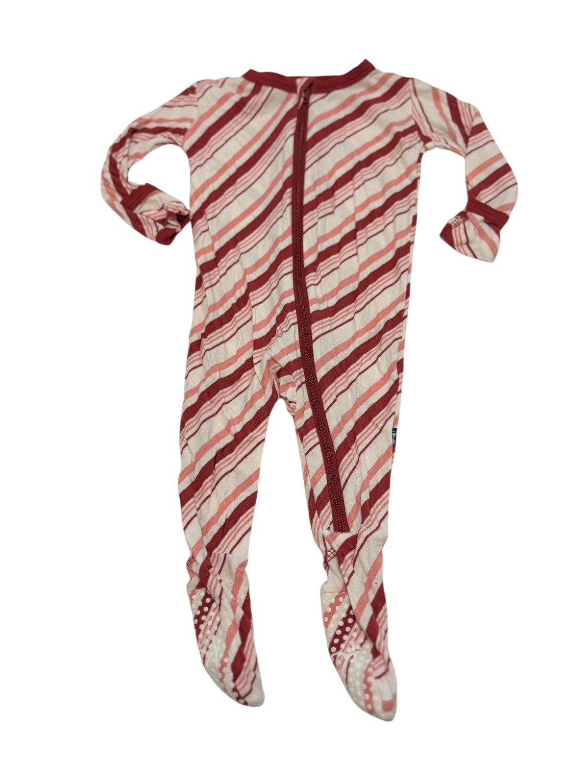 Kickee Pants Candy Stripe Footie 3-6M