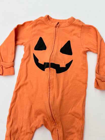 Old Navy Pumpkin Footed Sleeper 6-9M