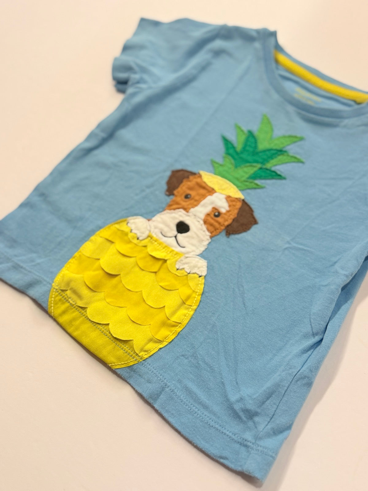 Baby Boden Pineapple Dog T-Shirt 18-24M
