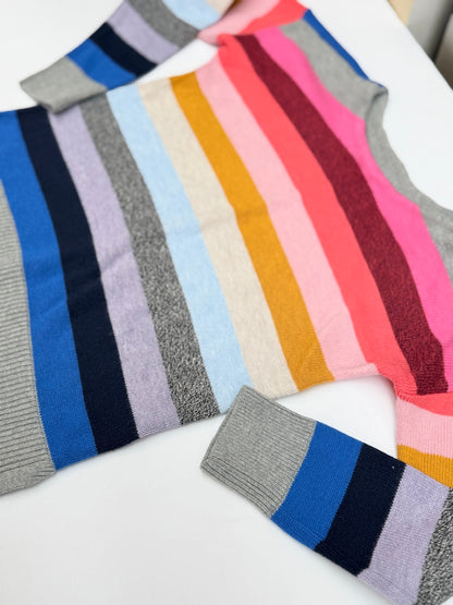 Gap Rainbow Stripe Knit Sweater Size S (6-7)