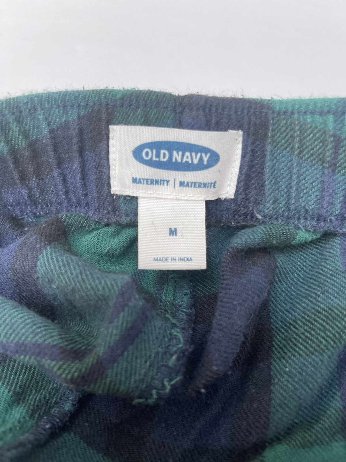Old Navy Maternity Plaid Flannel Pajama M