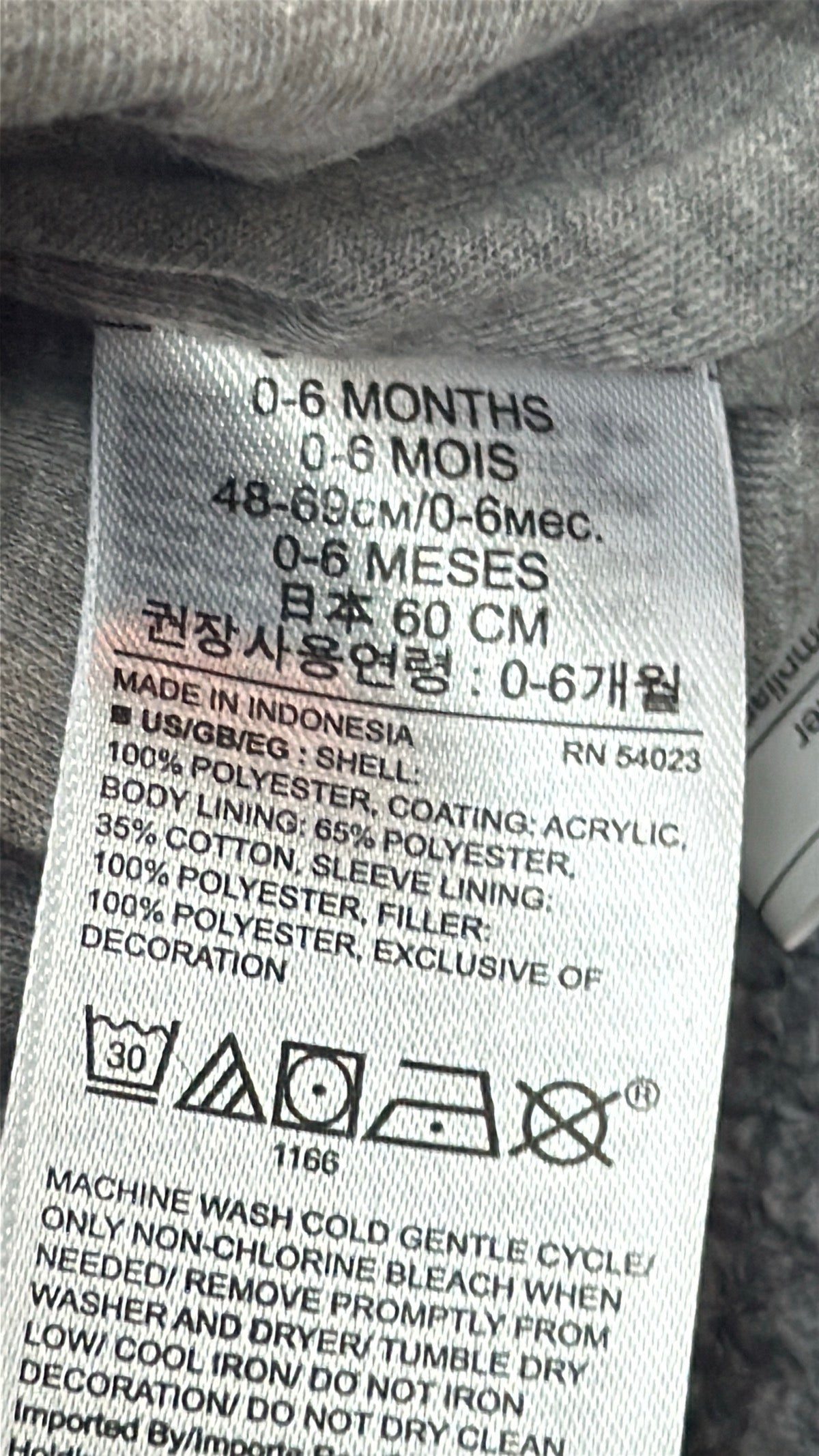 Baby Gap Disney Minnie Mouse Puffer Jacket 0-6M