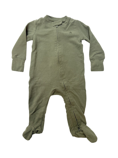 Baby Gap Olive Waffle Knit Sleeper 3-6M