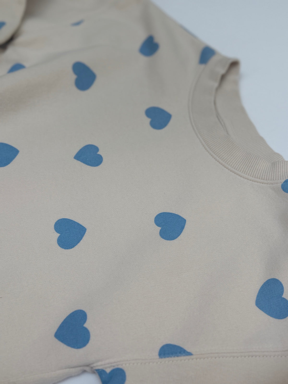 H&M Heart Print Sweatshirt Size 6-8