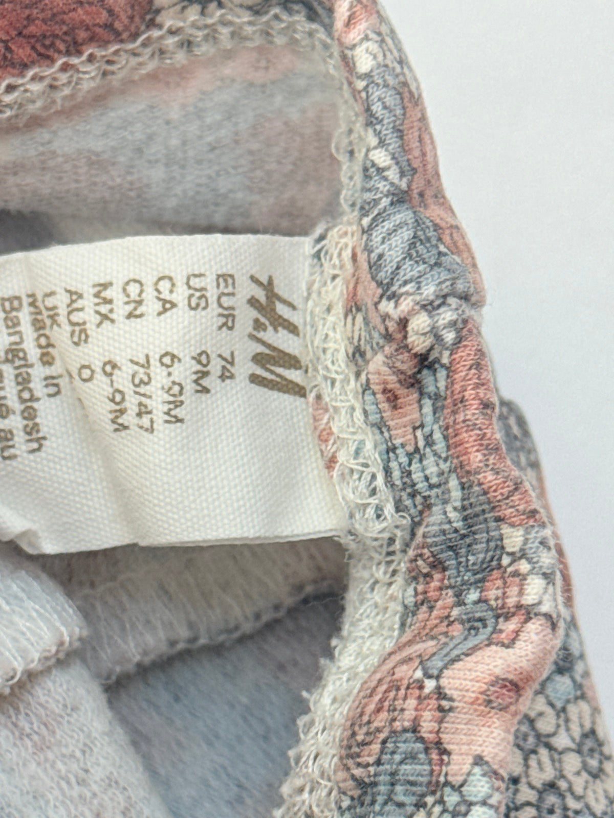H&M Floral Leggings 6-9M