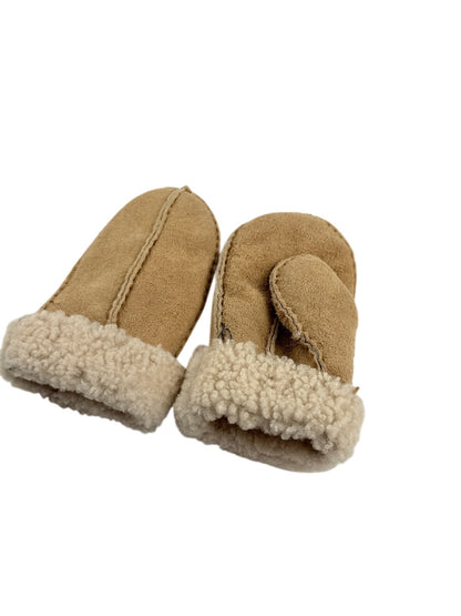 Genuine Sheepskin Shearling Mittens 1-4Y