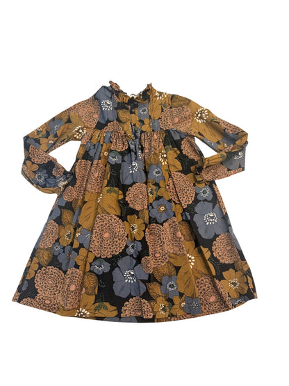 Coco Lemon Floral Dress Size 6/7Y