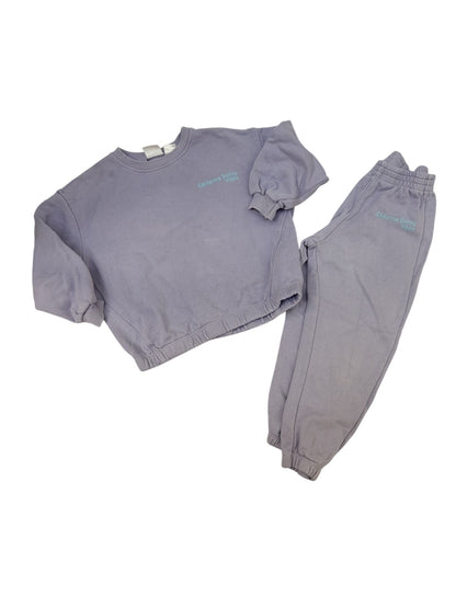 Zara California Sunny Vibes Sweatsuit Set 4T