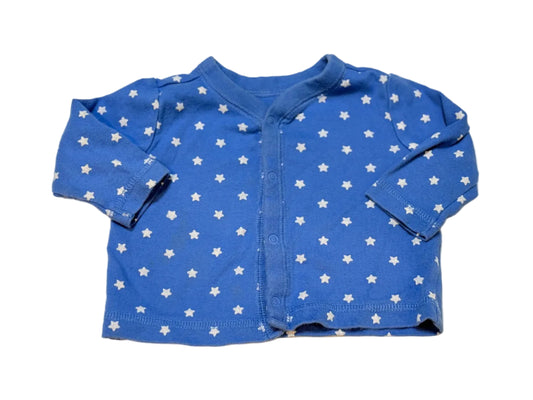 Blue Star Print Bodysuit 0-3m