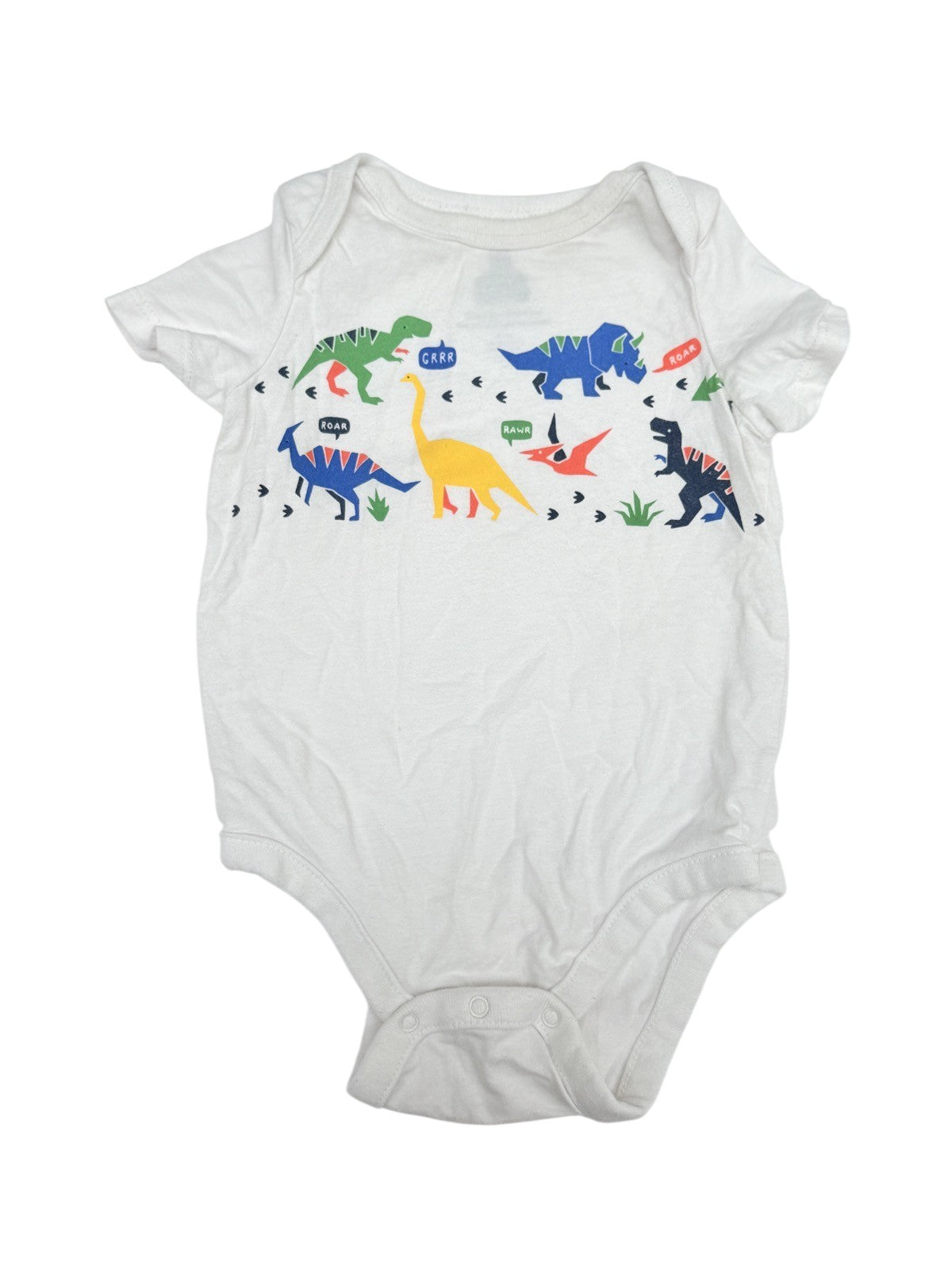 Baby Gap Dinosaur Print Bodysuit 6-12M