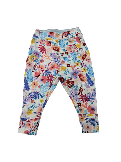 Loulou Lollipop Floral Leggings 0-3M