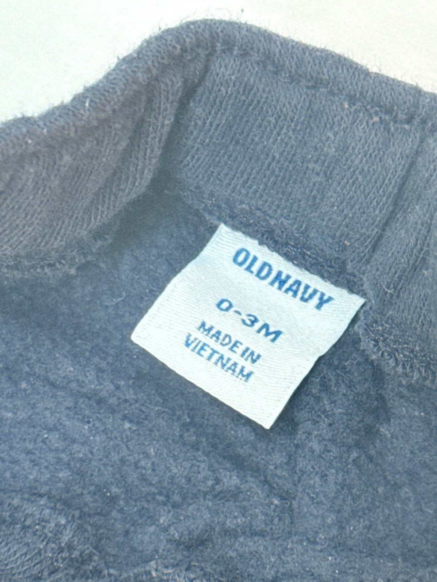 Old Navy Navy Fleece Shorts 0-3M