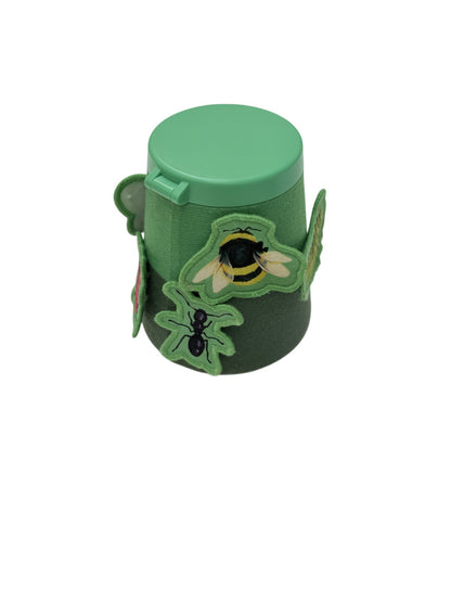 Felt Bug Jar Sensory Toy Insect Patches