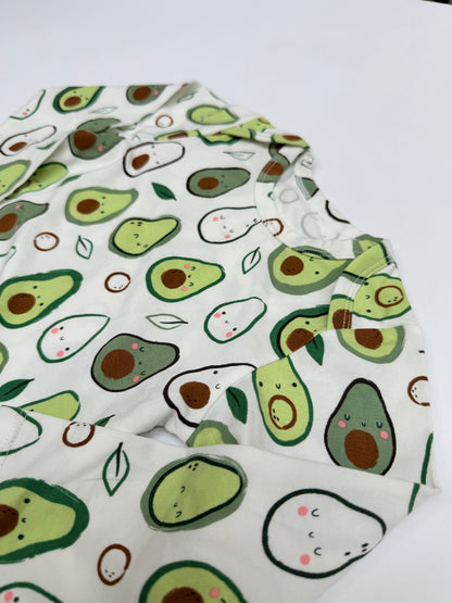 Loulou Lollipop Avocado Print Bodysuit 18-24M