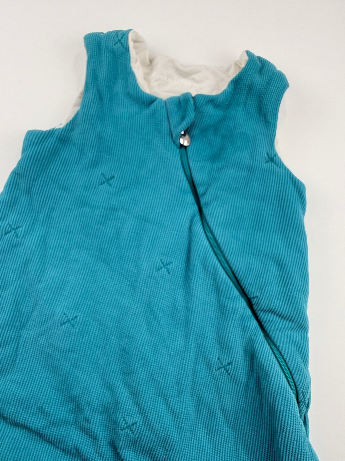 Loulou Lollipop Teal Waffle Sleep Sack 6-18M
