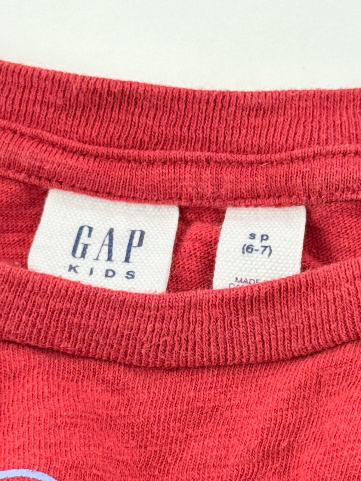 Gap Kids Skeleton Snowboarder Long Sleeve T-Shirt 6-7