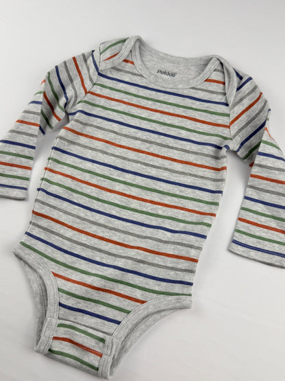 Pekkle Striped Bodysuit 9M