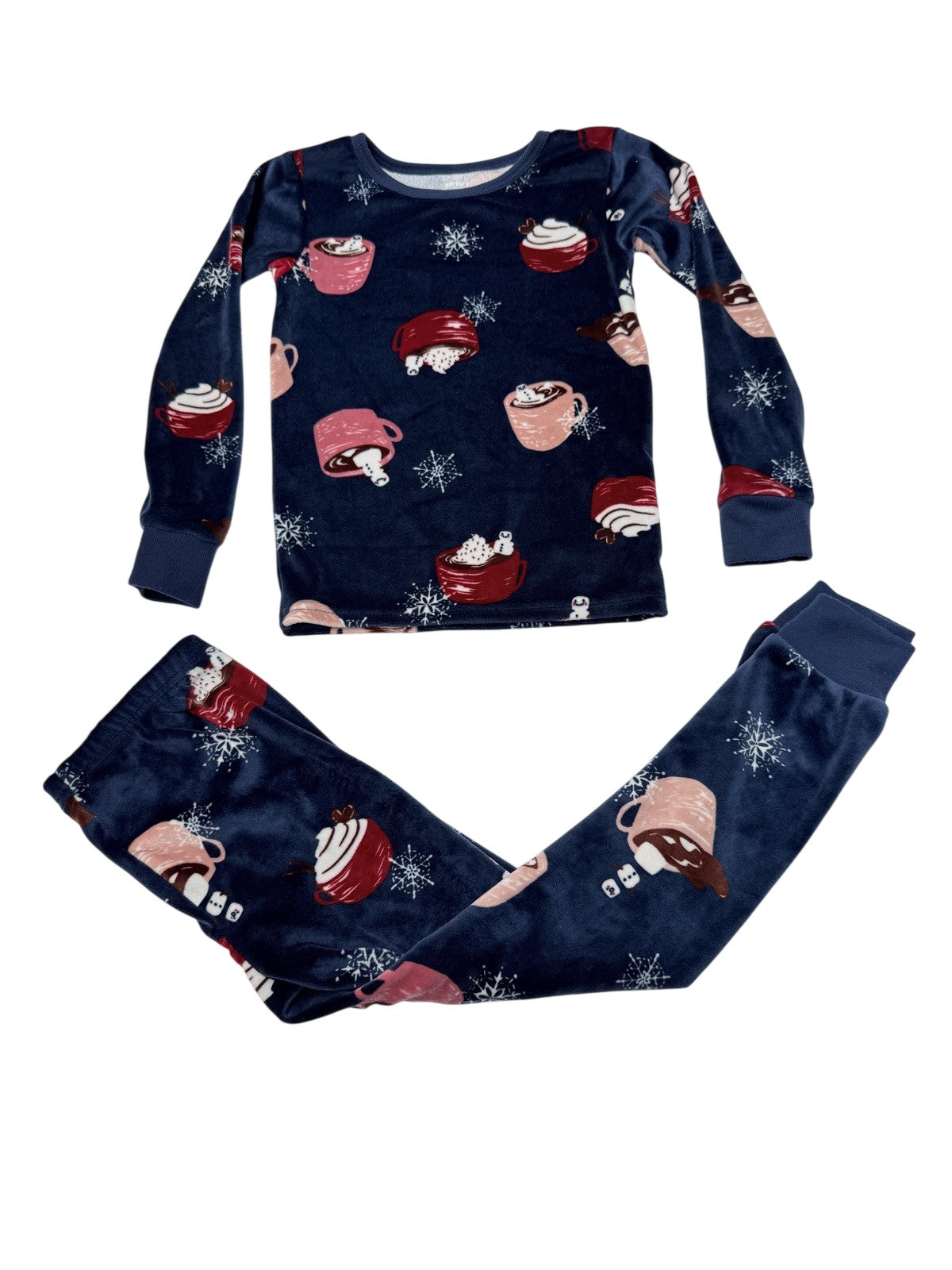 Carter's Hot Cocoa Velour Pajama Set 5T