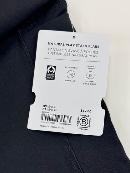 NWT - Athleta Girl Natural Play Stash Flare Pants M/8-10 8-10