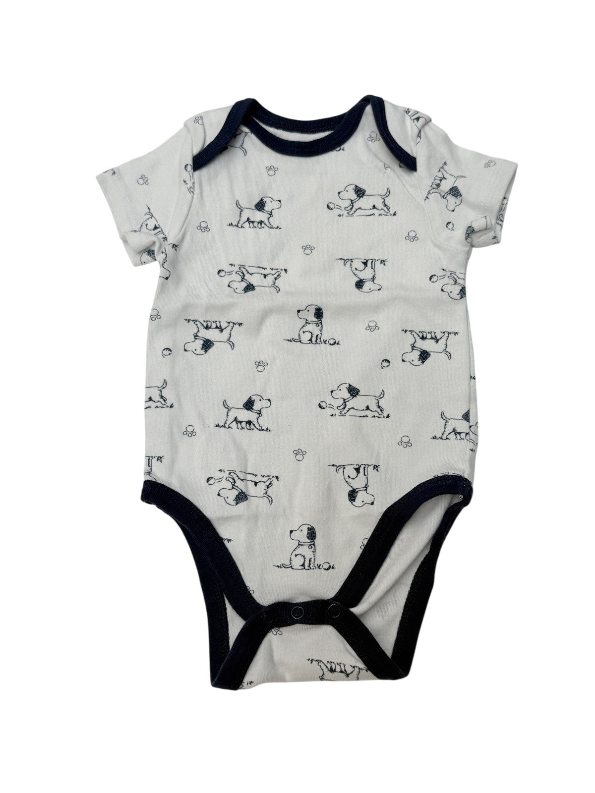 Little Me Dog Print Bodysuit 9M