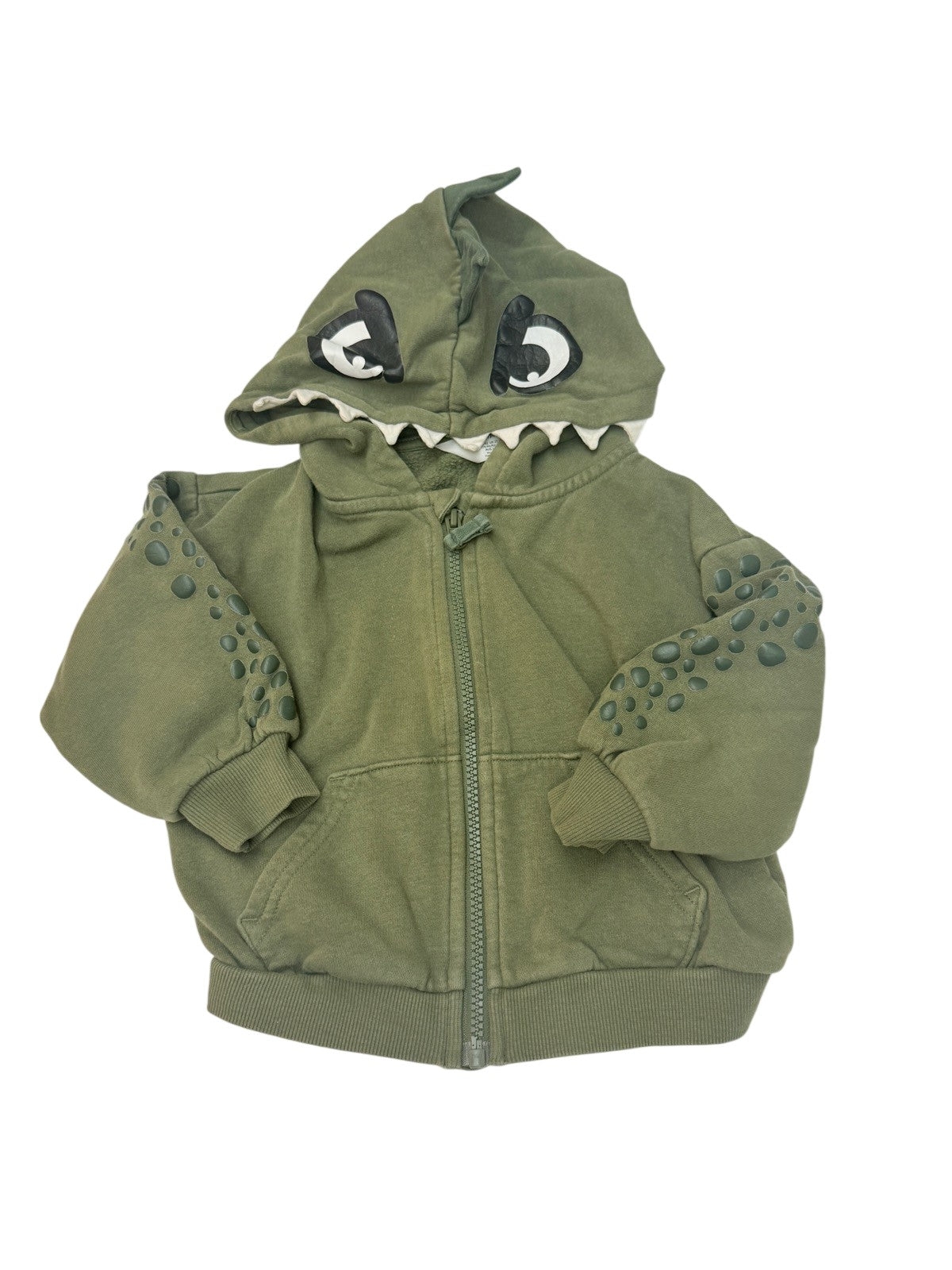 H&M Dinosaur Zip Hoodie 2T