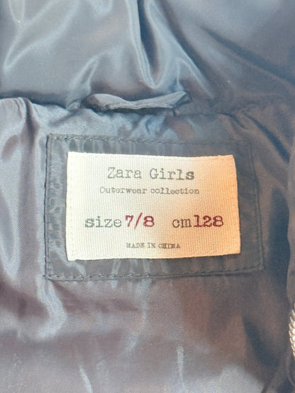 Zara Girls Black Puffer Vest Size 7/8