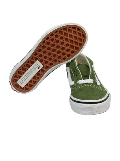 Brand New - Vans Old Skool Green Suede Sneakers Kids 11