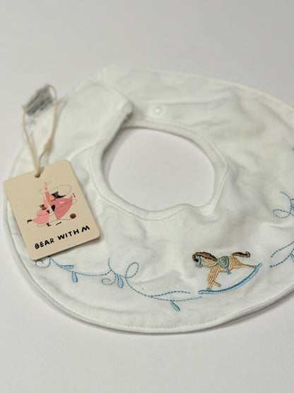Bear With M Blue Fairy Land Bib Set