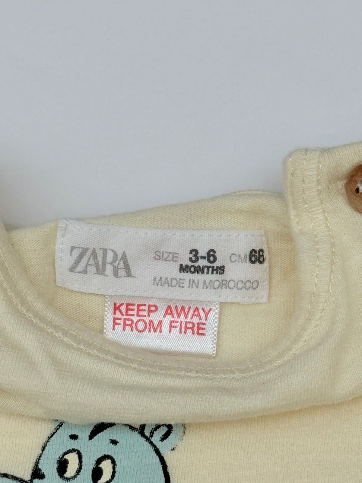Zara Hello Tiger T-Shirt 6-9M